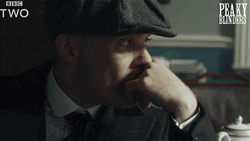 Peaky Blinders Thomas Shelby Thinking GIF