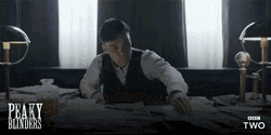 Peaky Blinders Tommy Shelby Frustrated