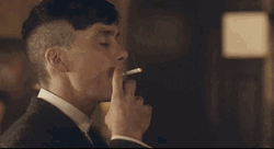 Peaky Blinders Tommy Shelby Smoking Wink