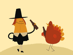 Peanut And Turkey Dancing