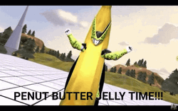 Peanut Butter Jelly Time Banana Dance Meme GIF