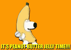 Peanut Butter Jelly Time Brian Griffin Dancing GIF