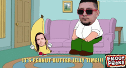 Peanut Butter Jelly Time Family Guy Face Swap GIF