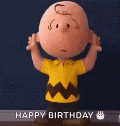 Peanut Chicken Dance Happy Snoopy Birthday GIF
