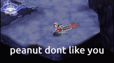 Peanut Don't Like You Video Game GIF
