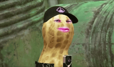 Peanut In Hat With Diamond GIF