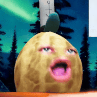 Peanut With Female Face GIF