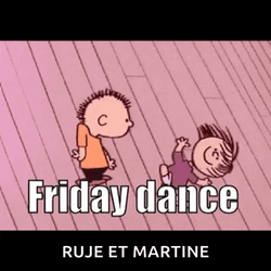 Peanuts Chalie Brown And Sis Friday Dancing GIF
