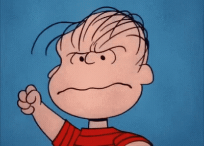 Peanuts Character Making Angry Face GIF