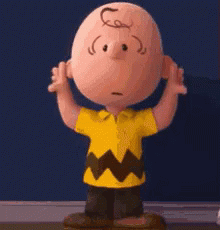 Peanuts Charlie Brown Adorable Chicken Dance GIF