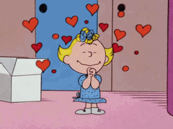 Peanuts Sally Brown In Love GIF