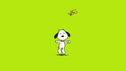 Peanuts Snoopy And Woodstock Dancing GIF