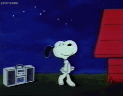 Peanuts Snoopy Dancing Gracefully GIF