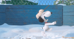 Peanuts Snoopy Running Man Dancing GIF