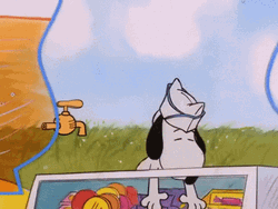 Peanuts Snoopy Selling Valentines Candies And Chocolates GIF