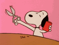 Peanuts Snoopy Teaching Sally Charlie Valentines Heart  GIF