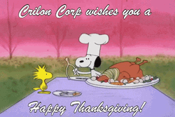 Peanuts Snoopy Thanksgiving GIFs | GIFDB.com
