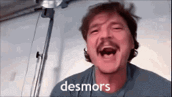 Pedro Pascal Laughing Then Crying GIF