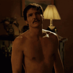 Pedro Pascal Long Stare Handsome Body GIF