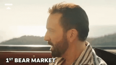 Pedro Pascal Nicolas Cage Bear Market GIF