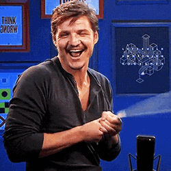 Pedro Pascal Silly Hit Self I'm Dead GIF