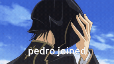 Pedro Text Joined Person GIF