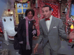 Pee Wee Herman And Reba The Mail Lady GIF
