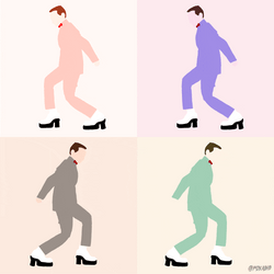 Pee Wee Herman Dance Animation GIF