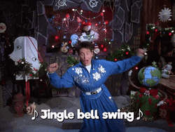Pee Wee Herman Dance Jingle Bell Swing GIF