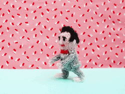 Pee Wee Herman Dance Loom Charms GIF