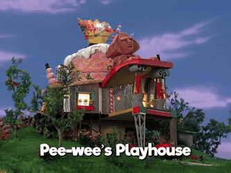 Pee Wee Play House Exploding GIF