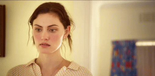 Peeking Phoebe Tonkin GIF