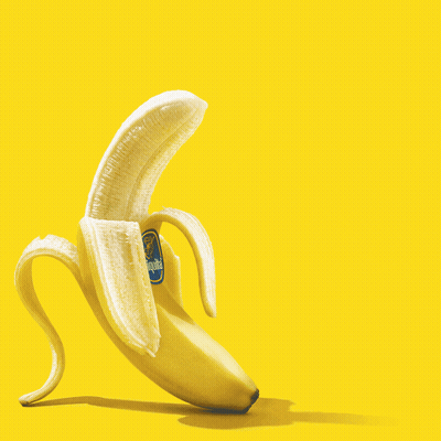 Peeled Banana With I M All About That Taste GIF
