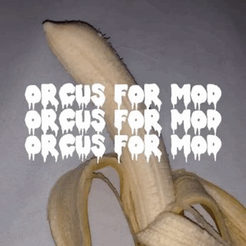 Peeled Banana With Orcus For Mod GIF
