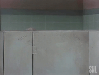 Peeping At Dumb And Dumber Bathroom GIF