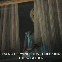Peeping Tom Not Spying Sneaking Behind Curtain GIF