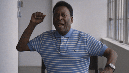Pele Celebrating Victory GIF