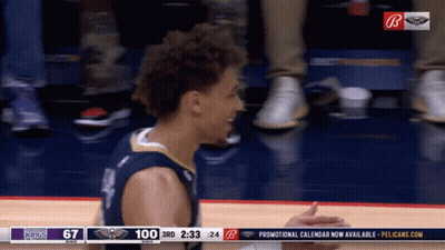 Pelicans And Warriors Basketball Game GIF