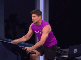 Peloton Denis Morton Cycling Flying Kiss GIF