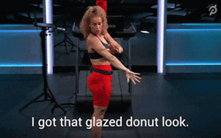 Peloton Jessica Sims Glazed Donut Look GIF