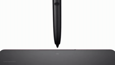 Pen Drawing Line On Black Surface Saying Screen Image Simulated GIF