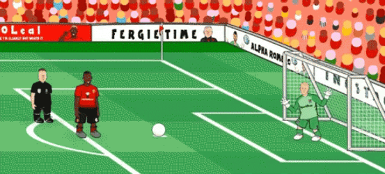 Penalty Kicks Of Man Utd Parody Shaw Goal GIF