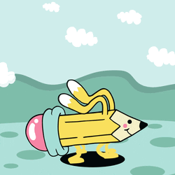 Pencil Insect Spin GIF