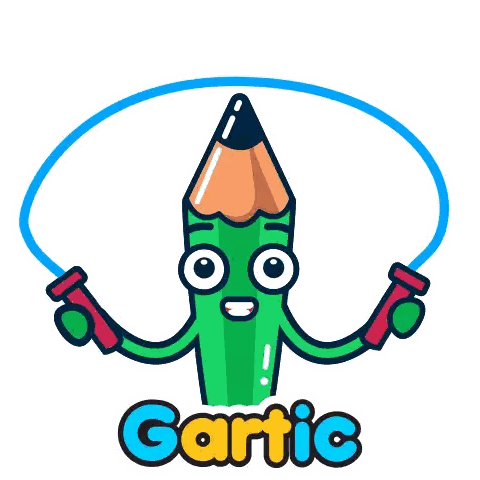 Pencil Jumping Rope Gartic Sticker
