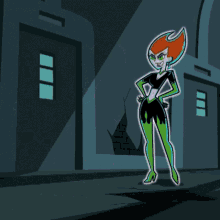 Penelope Spectra Electrocuting Danny Phantom GIF