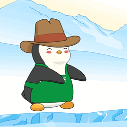 Penguin Catch The Fish Nice Job  GIF