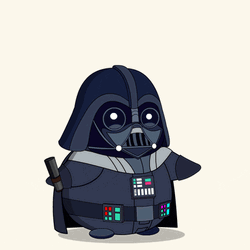 Penguin Darth Vader Dark Side GIF