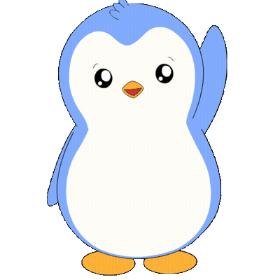 Penguin Drawing With Word Bl GIF