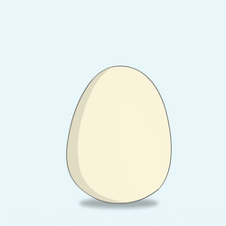 Penguin Hides Inside Egg Dog GIF