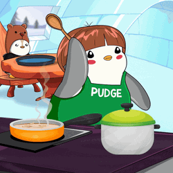 Penguin Hold Up Let Him Cook GIF